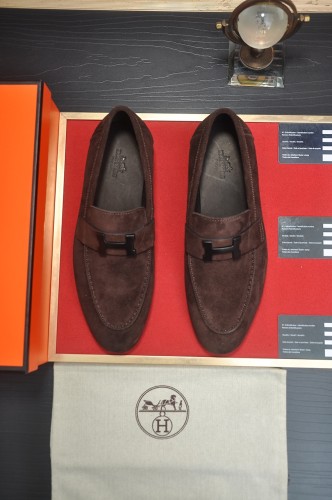 Hermes Mens Casual Shoes Fashion Dress Shoes for Men Luxury Brand with Original Box Whatsapp【+1-3239614486】