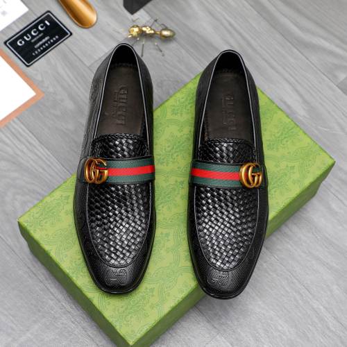 Gucci Mens Shoes Leather Design Luxury Brand Business Dress Shoes for Men with Original Box Whatsapp【+1-3239614486】