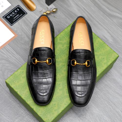 Gucci Mens Shoes Leather Design Luxury Brand Business Dress Shoes for Men with Original Box Whatsapp【+1-3239614486】