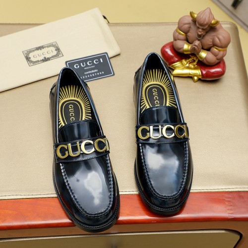 Gucci Mens Shoes Leather Design Luxury Brand Business Dress Shoes for Men with Original Box Whatsapp【+1-3239614486】