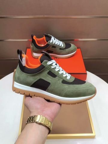 Hermes Mens Shoes Fashion Sneakers Luxury Brand Jimmy sneaker with Original Box Whatsapp【+1-3239614486】