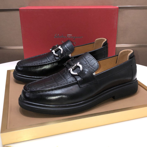 Salvatore Ferragamo Mens Shoes Loafers Dress Shoes Luxury Brand Fashion Shoes For Men with Original box Whatsapp【+1-3239614486】