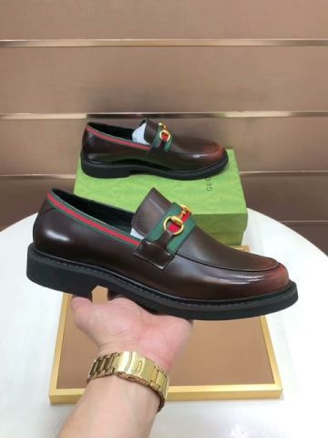 Gucci Mens Shoes Leather Design Luxury Brand Business Dress Shoes for Men with Original Box Whatsapp【+1-3239614486】
