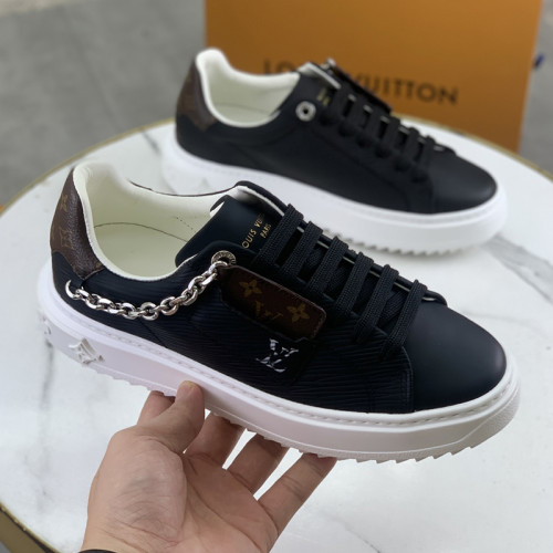 Louis Vuitton Womens Mens Unisex Shoes Sneakers Lace-Up Luxury Brand Fashion TIME OUT SNEAKER with Original Box 1AHOG9 Whatsapp 【+1-3239614486】