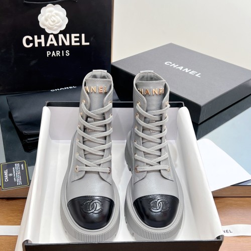 Chanel Womens Shoes Boots Luxury Brand Design with Original Box 4cm Heel Women Fashion Ankle Boots Booties Whatsapp【+1-3239614486】