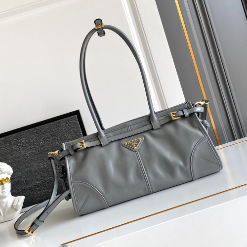 Prada Womens Bags Shoulder Bag Luxury Brand Prada Bonnie medium leather handbag 1BA426_2CYR_F0002_V_MOO with Original Box whatsapp 【+1-3239614486】