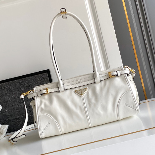 Prada Womens Bags Shoulder Bag Luxury Brand Prada Bonnie medium leather handbag 1BA426_2CYR_F0002_V_MOO with Original Box whatsapp 【+1-3239614486】