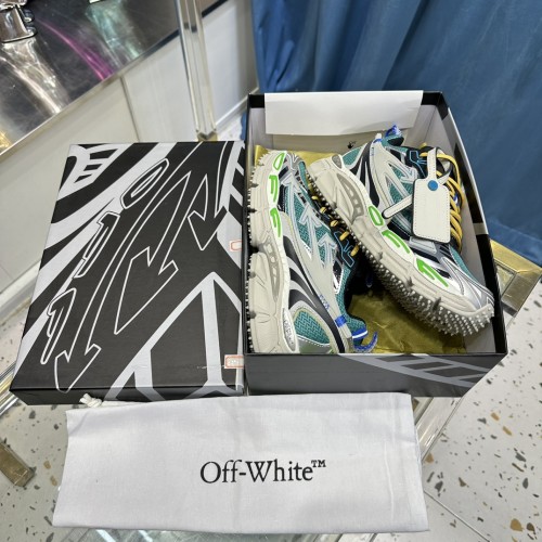Off-White C/O VirGil Abloh Mens Womens Unisex Shoes Sneakers Luxury Brand Be Right Back Lace-Up Sneakers with Original Box Whatsapp【+1-3239614486】