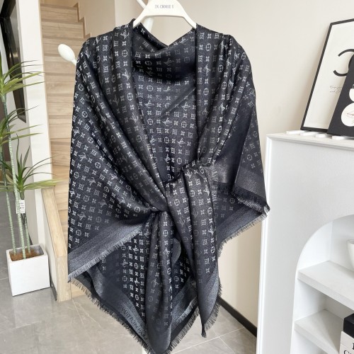 Louis Vuitton Scarves Womens Fashion Scarf LV Reykjavik Scarf 140 x 140cm with Original Box Whatsapp【+1-3239614486】
