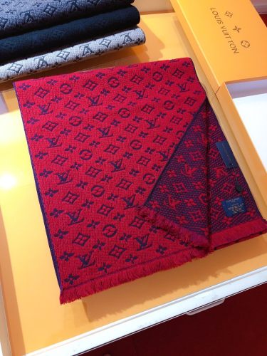 Louis Vuitton Scarves Womens Fashion Scarf LV Monogram Classic scarf 185 x 40cm with Original Box Whatsapp【+1-3239614486】