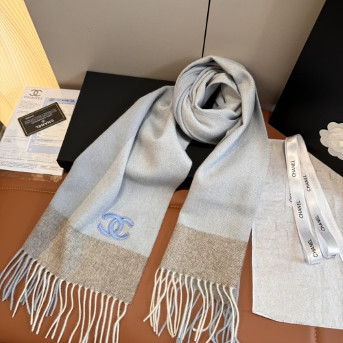 Chanel Scarves Womens Fashion Scarf 185x30cm with Original Box Whatsapp【+1-3239614486】