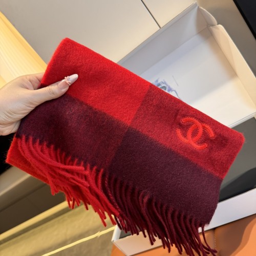 Chanel Scarves Womens Fashion Scarf 185x30cm with Original Box Whatsapp【+1-3239614486】