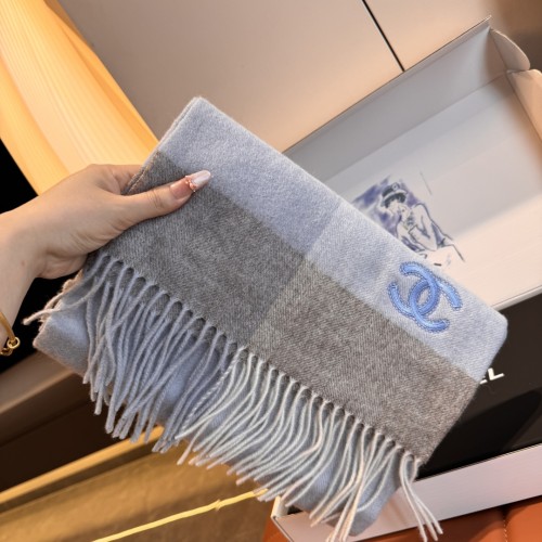Chanel Scarves Womens Fashion Scarf 185x30cm with Original Box Whatsapp【+1-3239614486】