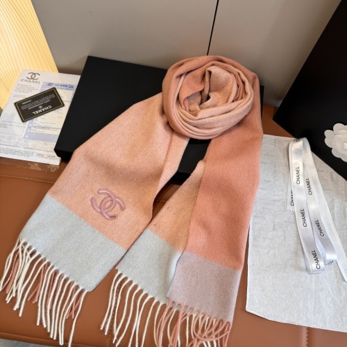 Chanel Scarves Womens Fashion Scarf 185x30cm with Original Box Whatsapp【+1-3239614486】