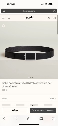 Hermes Mens Belt Luxury Brand Design Tube H belt buckle & Reversible leather strap 38 mm Fashion Type with Original Box