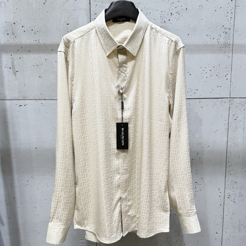 Balmain Luxury Brand Mens Long Sleeve T-Shirt Polo Shirt poplin shirt Whatsapp 【+1-3239614486】