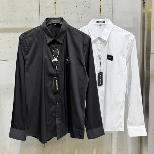 Balmain Luxury Brand Mens Long Sleeve T-Shirt Polo Shirt poplin shirt Whatsapp 【+1-3239614486】