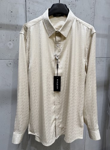 Balmain Luxury Brand Mens Long Sleeve T-Shirt Polo Shirt poplin shirt Whatsapp 【+1-3239614486】