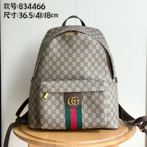 Gucci Womens Mens Fashion Bags Shoulder Backpacks Luxury Brand Ophidia medium backpack in soft leather Whatsapp 【+1-3239614486】