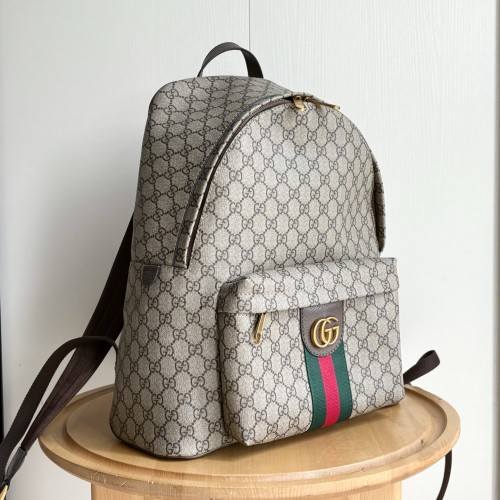 Gucci Womens Mens Fashion Bags Shoulder Backpacks Luxury Brand Ophidia medium backpack in soft leather Whatsapp 【+1-3239614486】