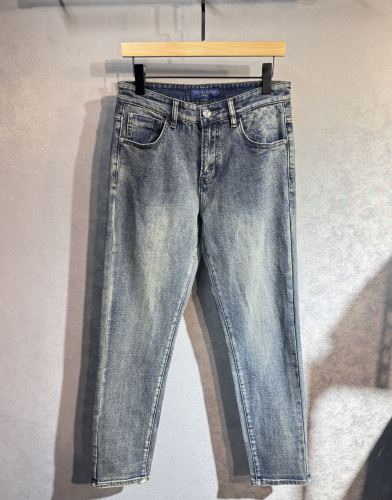 Louis Vuitton Luxury Brand Women Mens Pant Jeans Damier Workwear Denim Pants 1AFX42 Whatsapp 【+1-3239614486】