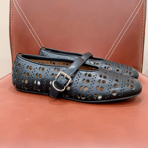 Alaia Women Fashion Shoes Balarinas Luxury Brand with Original Box Whatsapp【+1-3239614486】