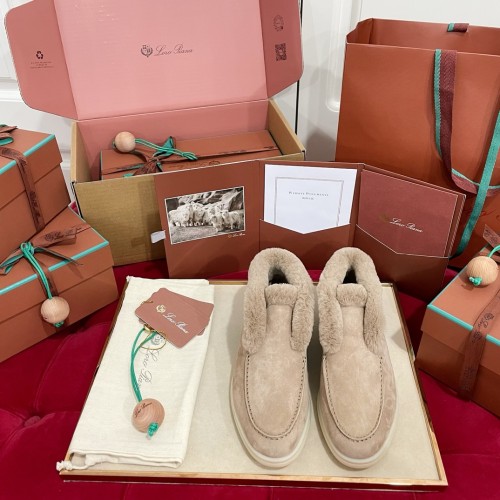 Loro Piana Womens Shoes Boots Casual Design Luxury Brand Fashion Shoes for Women with Original Box Whatsapp【+1-3239614486】