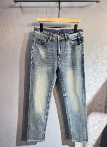 Louis Vuitton Luxury Brand Women Mens Pant Jeans Damier Workwear Denim Pants 1AFX42 Whatsapp 【+1-3239614486】