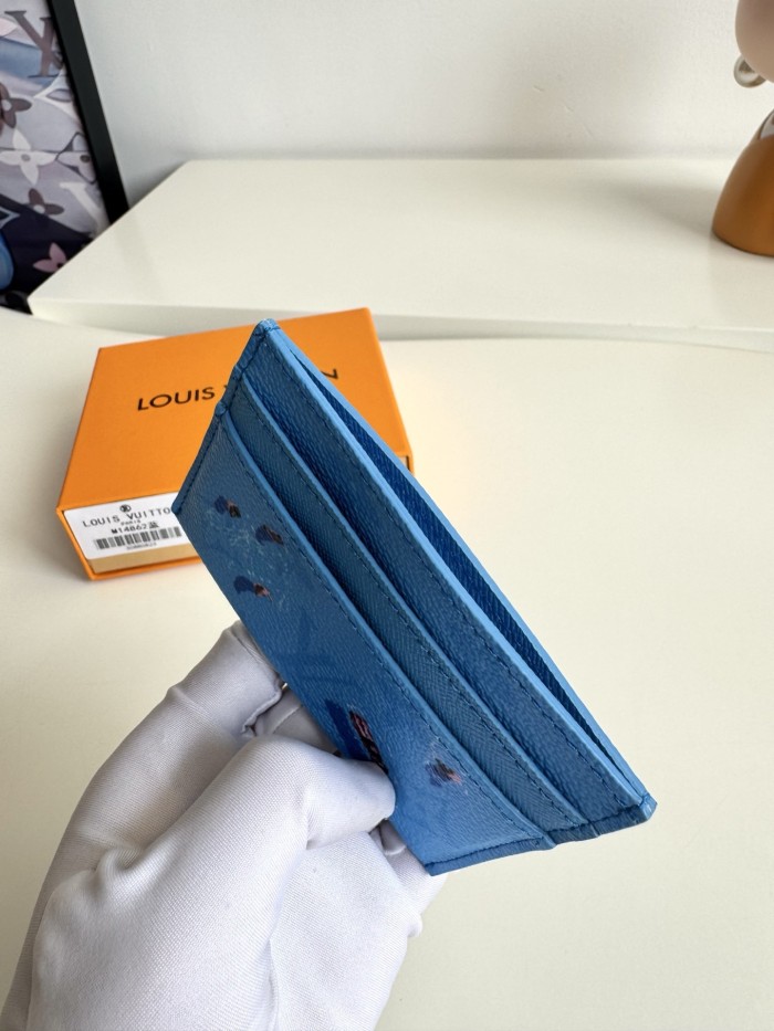 Louis Vuitton Womens Mens Bags Card Holder Luxury Brand Double Card Holder M14863 with Original Box Whatsapp【+1-3239614486】