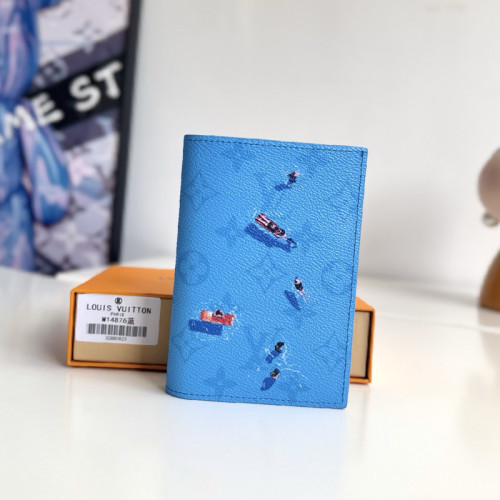 Louis Vuitton Womens Mens Bags Wallets Luxury Brand Passport Cover M14875 with Original Box Whatsapp【+1-3239614486】