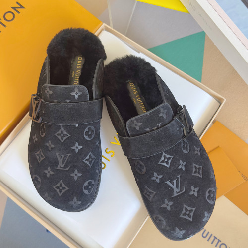 Louis Vuitton Womens Mens Unisex Shoes Sandals Slippers Luxury Brand 1AITU0 LV Cosy Comfort Clog with Original Box Whatsapp 【+1-3239614486】