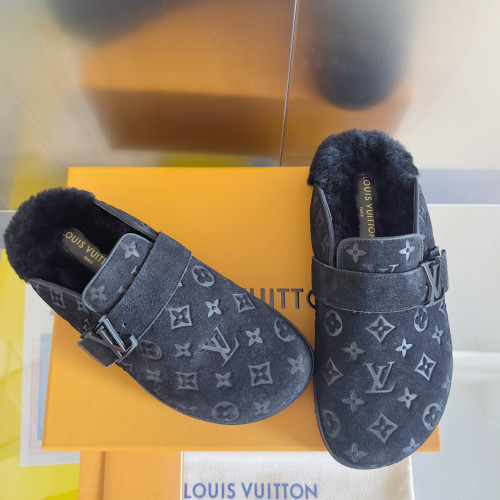 Louis Vuitton Womens Mens Unisex Shoes Sandals Slippers Luxury Brand 1AITU0 LV Cosy Comfort Clog with Original Box Whatsapp 【+1-3239614486】