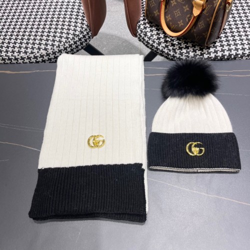 Gucci Scarves Men Womens Fashion Scarf and Hats Set with Original Box WhatsApp 【+1-3239614486】