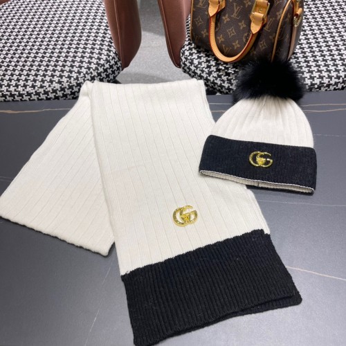 Gucci Scarves Men Womens Fashion Scarf and Hats Set with Original Box WhatsApp 【+1-3239614486】