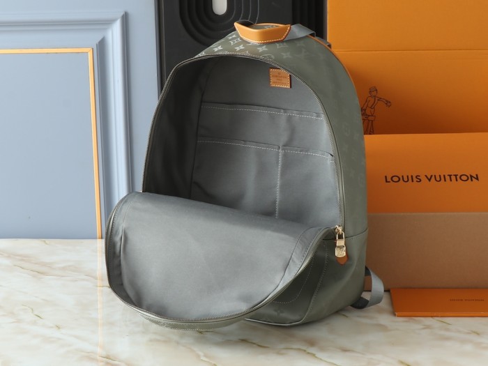 Louis Vuitton Mens Bags Backpacks Luxury Brand Fashion Type MONOGRAM TITANIUM M43882 whatsapp 【+1-3239614486】