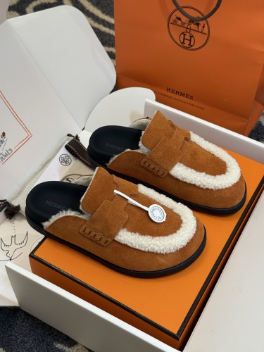 Hermes Mens Womens Casual Shoes Fashion Loafers Slippers Sandals Luxury Brand with Original Box Whatsapp【+1-3239614486】