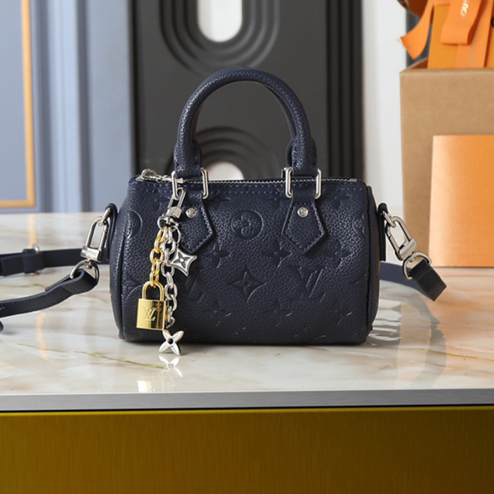 Louis Vuitton Womens Bags Luxury Brand Fashion Type M81085 Nano Speedy with Original Box Whatsapp【+1-3239614486】