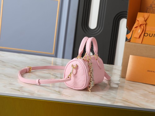 Louis Vuitton Womens Bags Luxury Brand Fashion Type M81085 Nano Speedy with Original Box Whatsapp【+1-3239614486】