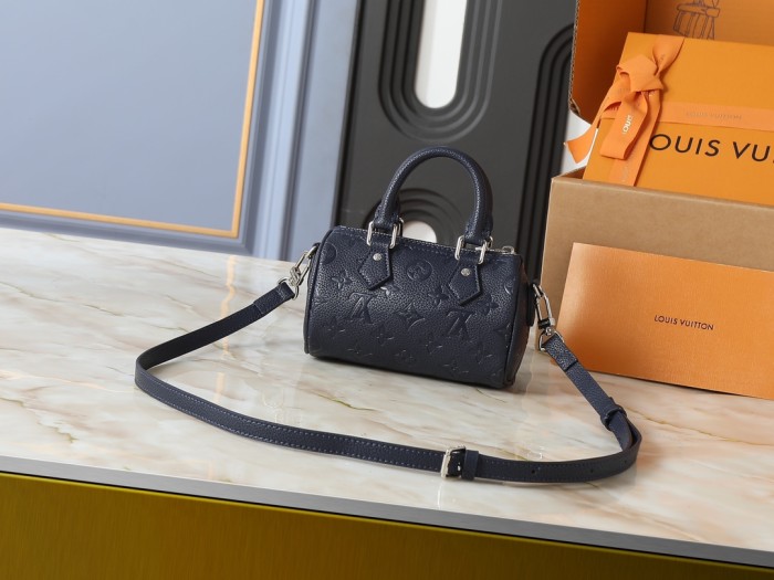 Louis Vuitton Womens Bags Luxury Brand Fashion Type M81085 Nano Speedy with Original Box Whatsapp【+1-3239614486】