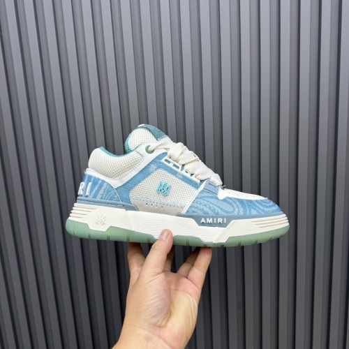 AMIRI Mens Womens Unisex Shoes Sneakers Luxury Brand Design AM-1 MA 1 Sneaker Casual Mens Shoes with Original Box Whatsapp【+1-3239614486】