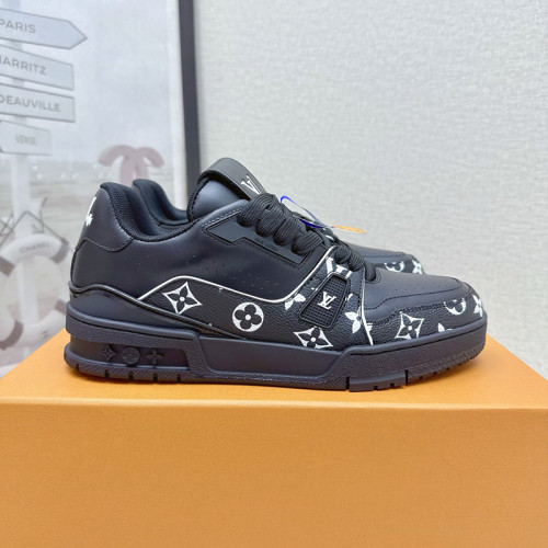 Louis Vuitton Mens Shoes Fashion Sneakers Design Luxury Brand LV TRAINER Skate SNEAKER Mix of materials with Original Box 1ABLXH Whatsapp 【+1-3239614486】