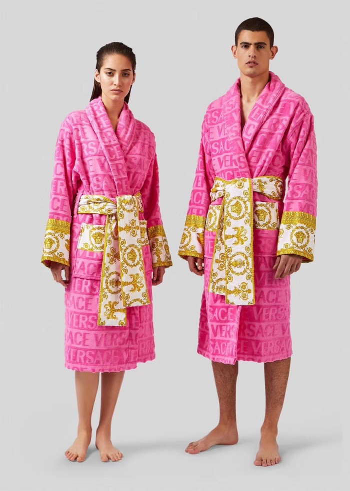 Versace Womens Mens Long Sleeve Robe Luxury Brand Mens Bathrobe Whatsapp【+1-3239614486】