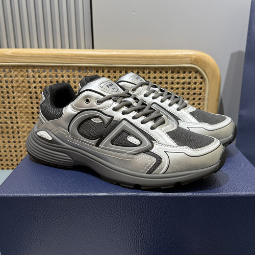 Dior Mens Shoes Sneakers Luxury Brand B30 SNEAKER Mesh and Technical Fabric 3SN279ZND_H000 with Original Box Whatsapp【+1-3239614486】