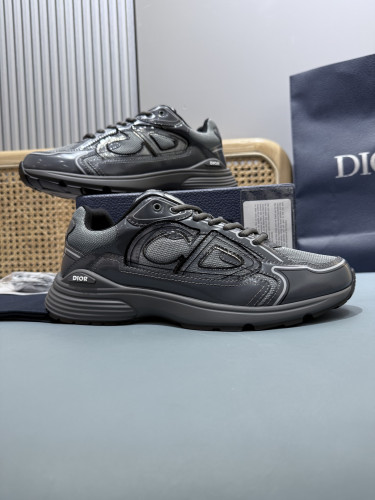 Dior Mens Shoes Sneakers Luxury Brand B30 SNEAKER Mesh and Technical Fabric 3SN279ZND_H000 with Original Box Whatsapp【+1-3239614486】