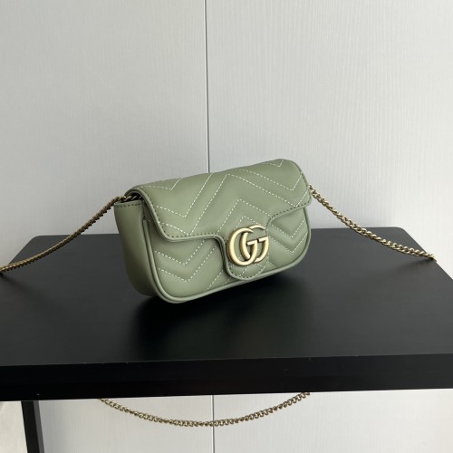 Gucci Womens Bags Shoulder Messenger Bag Luxury Brand GG Marmont mini bag with Original Box 476433 AAESE 8106 whatsapp 【+1-3239614486】
