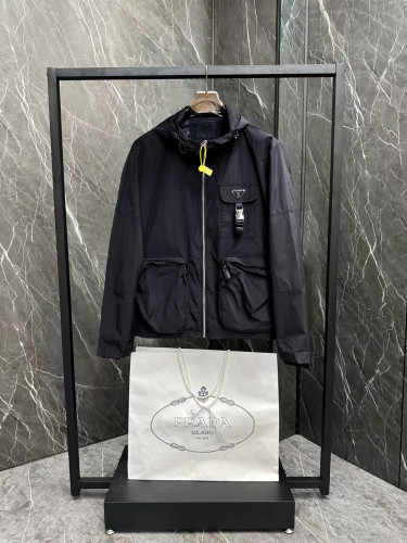 Prada Men Womens Coat Jacket Luxury Brand Womens Jackets Windbreaker Top Quality Whatsapp【+1-3239614486】