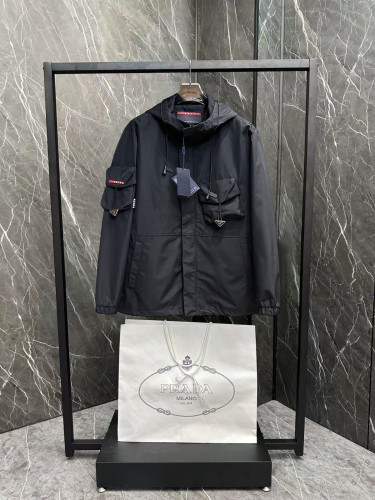 Prada Men Womens Coat Jacket Luxury Brand Womens Jackets Windbreaker Top Quality Whatsapp【+1-3239614486】