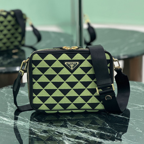 Prada Mens Womens Bags Shoulder Bag Luxury Brand 2VH069_9Z2_F0002_V_YMI Brique Medium Saffiano Leather Bag with Original Box whatsapp 【+1-3239614486】
