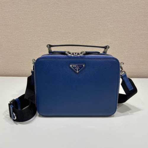 Prada Mens Womens Bags Shoulder Bag Luxury Brand 2VH069_9Z2_F0002_V_YMI Brique Medium Saffiano Leather Bag with Original Box whatsapp 【+1-3239614486】