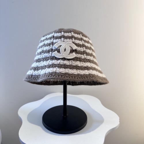 Chanel Womens Hats Luxury Brand Knit Bucket Hat with Original Box Whatsapp 【+1-3239614486】